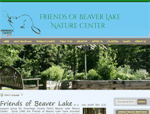 Tablet Screenshot of beaverlakenaturecenter.org
